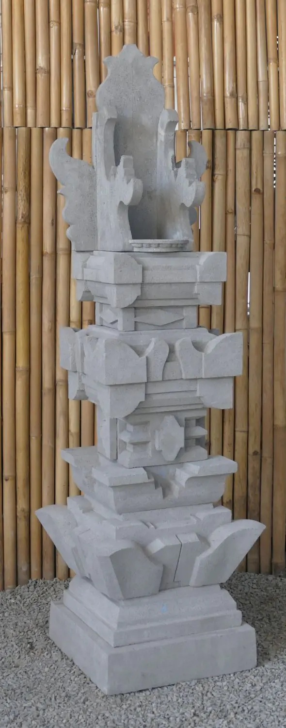  Product image 9 of the product “Balinese Temple, casted with Paras Stone, with open place on top, 170cm. Mulitparted ”